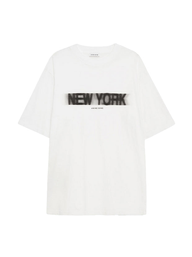 Cason New York Tee Blur - Ivory