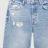 Gavin Cropped Boyfriend Jean - Blue Reservoir