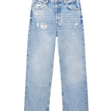 Gavin Cropped Boyfriend Jean - Blue Reservoir