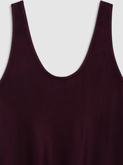 Lea Silk Top - Bordeaux