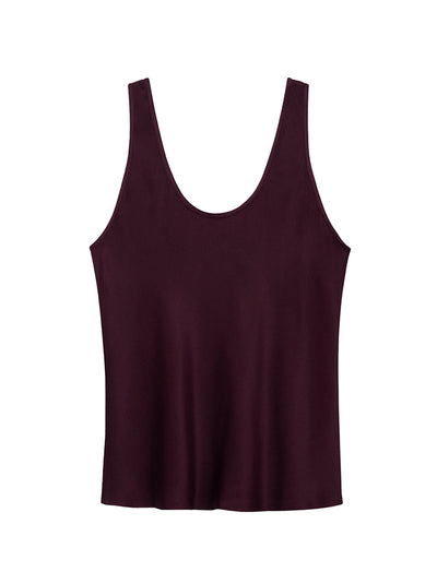 Lea Silk Top - Bordeaux