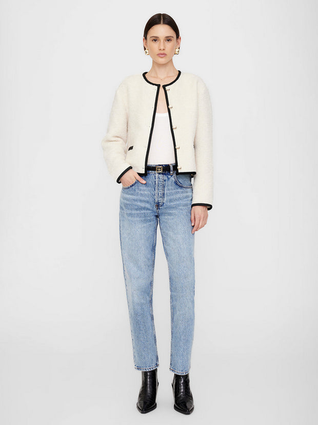 Logan Wool-Blend Jacket - Ivory