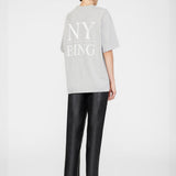 Myers Serif NY Tee - Washed heather Grey