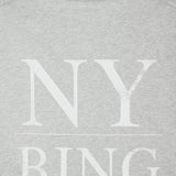 Myers Serif NY Tee - Washed heather Grey
