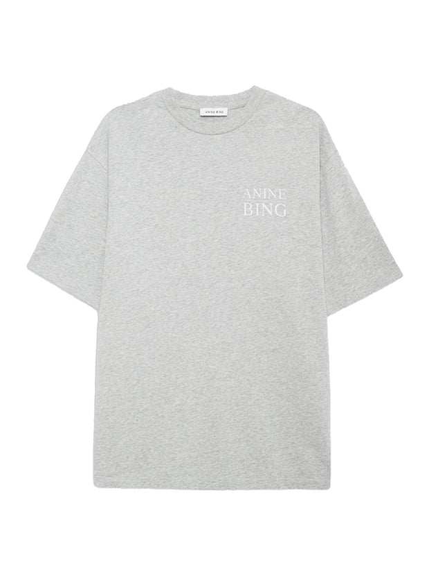 Myers Serif NY Tee - Washed heather Grey