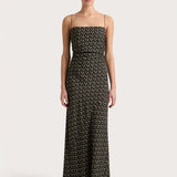 Clara Maxi Dress - Daffodil Micro