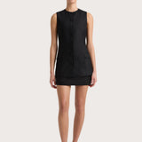 Jane Linen Mini Skirt - Black