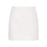 Jane Linen Mini Skirt - White