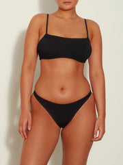 Gigi Crinkle Bikini - Black