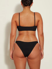 Gigi Crinkle Bikini - Black