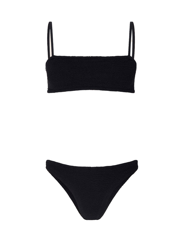 Gigi Crinkle Bikini - Black