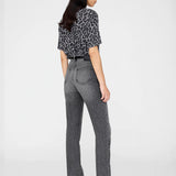 Cohen Cotton Tee - Grey Leopard