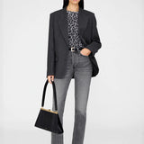 Cohen Cotton Tee - Grey Leopard