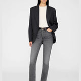 Nicola Leather Belt - Dark Brown Embossed