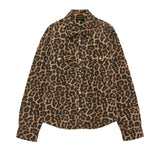 Paxton Denim Shirt - Black and Brown Leopard