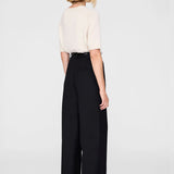 Trent Wool-Blend Trouser - Black