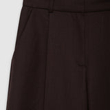 Trent Wool-Blend Trouser - Deep Brown