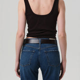 Faye Cotton Tank - Chocolate