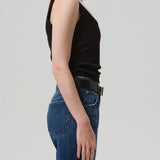 Faye Cotton Tank - Chocolate