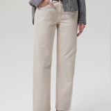 Lindz Low-Rise Easy Straight Jean - Almondette