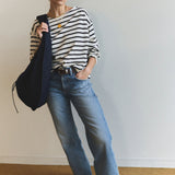 Lindz Low-Rise Easy Straight Jean - Bijou