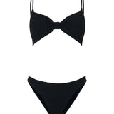 Alicia Crinkle Bikini - Black