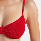 Alicia Crinkle Bikini - Red