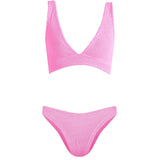 Carla Crinkle Bikini - Bubblegum