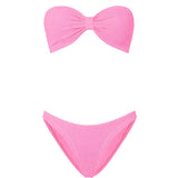 Jean Crinkle Bikini - Bubblegum