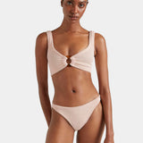 Julia Crinkle Bikini - Blush