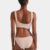 Julia Crinkle Bikini - Blush