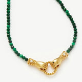 Harris Reed IGH Mini Gemstone Bracelet - Gold / Green