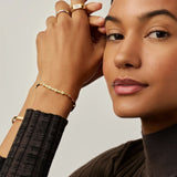 Lucy Williams Tennis Bracelet - Gold