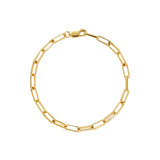 Mini Paperclip Bracelet - Gold