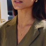 Mini Star Ridge Pendant Necklace - Gold