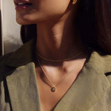 Mini Star Ridge Pendant Necklace - Gold