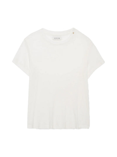Amani Cashmere-Blend Tee - Off White