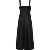Corbiere Linen Dress - Black