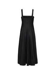 Corbiere Linen Dress - Black