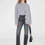Bruno Straight-Leg Jean - Washed Smoke Grey