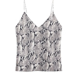 Ellen Silk Top - Python