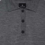 Lee Polo Sweater - Medium Heather Grey