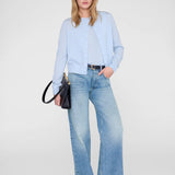 Moni Crop Cardigan - Pale Blue