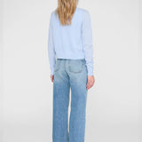 Moni Crop Cardigan - Pale Blue