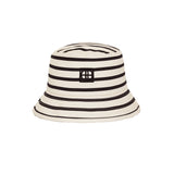 Nicks Bucket Hat - Black Stripe French Terry