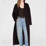 Nicola Leather Belt - Dark Brown Suede