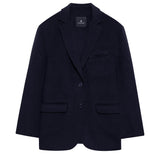 Quinn Oversized Blazer - Midnight Blue Cashmere Blend