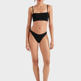 Gigi Crinkle Bikini - Black
