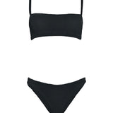 Gigi Crinkle Bikini - Black