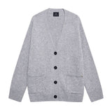 Jackson Cashmere Cardigan - Medium Heather Grey